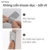 Bộ 10 miếng (5 cặp) nam châm hít cửa tủ siêu mỏng inox thép không gỉ, chốt cửa tủ quần áo, tủ bếp không cần khoan đục