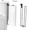 Giá treo giấy vệ sinh cuộn dài kệ sắt treo cuộn giấy toilet không khoan tường tiết kiệm không gian (chứa 3 cuộn)