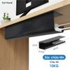 Khay đi dây điện dưới gầm bàn PVC chữ U quản lý cáp ổ cắm gọn gàng