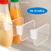Thanh chia ngăn tủ lạnh điều chỉnh vách ngăn chia khay phân loại gia vị chai lọ sắp xếp tủ lạnh (bộ 10 miếng)