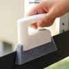 Bàn chải vệ sinh rãnh cửa sổ, cửa lùa bàn chải kẹp vải Microfiber có thể tháo rời lau khe điều hoà cửa gió rèm cửa đa năng