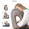 Gối ngủ văn phòng du lịch máy bay công thái học gối ôm kê tay bơm hơi