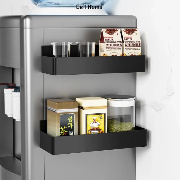 Giá đỡ gia vị kệ bếp gắn nam châm không khoan đục không gắn vít cho tủ lạnh, máy giặt tiết kiệm không gian