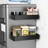 Giá đỡ gia vị kệ bếp gắn nam châm không khoan đục không gắn vít cho tủ lạnh, máy giặt tiết kiệm không gian