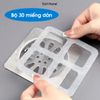 Miếng dán lọc tóc cho cống thoát nước nhà tắm chống tắc nghẽn ngăn côn trùng màng lọc chặn rác (bộ 30 miếng)