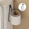 Giá treo giấy vệ sinh kệ sắt treo cuộn giấy toilet không khoan tường tiết kiệm không gian giá đỡ giấy vệ sinh thông minh