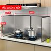 Tấm chắn dầu mỡ inox 304 gấp gọn, chống gỉ sét, bám bẩn, tấm chắn gió cho bếp