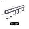 Móc treo đồ giá đỡ giá treo lưu trữ đồ dùng nhà bếp đa năng gắn kệ tủ bếp
