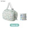 Túi đi biển du lịch gấp gọn chống thấm túi đựng đồ shopping tái sử dụng nhiều lần