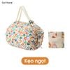 Túi đi biển du lịch gấp gọn chống thấm túi đựng đồ shopping tái sử dụng nhiều lần