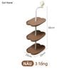 Kệ treo giày dép gắn cửa hít chân không gắn tường nhỏ gọn tiết kiệm không gian lắp đặt nhanh chóng (3 Tầng)