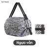 Túi đi biển du lịch gấp gọn chống thấm túi đựng đồ shopping tái sử dụng nhiều lần
