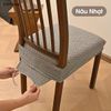 Bọc ghế gỗ vỏ bọc đệm ghế ăn co giãn thoáng khí chống bụi bẩn dễ dàng vệ sinh tháo rời