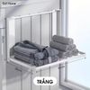 Kệ treo đồ hít nam châm gấp gọn giá đỡ cạnh máy giặt không cần khoan