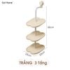 Kệ treo giày dép gắn cửa hít chân không gắn tường nhỏ gọn tiết kiệm không gian lắp đặt nhanh chóng (3 Tầng)