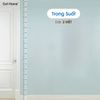 Thước đo chiều cao dán tường 2m dễ đọc có thể tháo rời không bong tróc sơn tường
