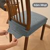 Bọc ghế gỗ vỏ bọc đệm ghế ăn co giãn thoáng khí chống bụi bẩn dễ dàng vệ sinh tháo rời