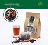 Combo 500gr Trà Túi Lọc Đậu Đen mix cỏ ngọt, hà thủ ô đỏ & 500gr Hạt Rời Trà Đậu Đen (Mộc Thanh Trà)