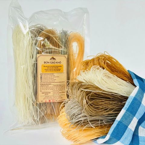 Smile Farm KonTum - 250gr Bún Gạo Khô Từ Gạo Xà Cơn, Canh Tác Thuần Tự Nhiên