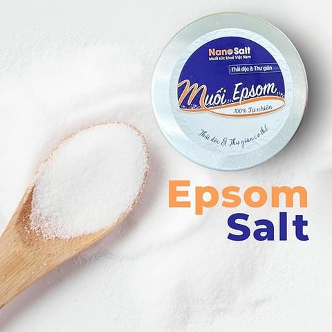 Muối Biển EpSom Tự Nhiên 350gr, Thương Hiệu Nanosalt Nghệ An