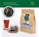 Combo 500gr Trà Túi Lọc Đậu Đen mix cỏ ngọt & 500gr Hạt Rời Trà Đậu Đen (Mộc Thanh Trà)