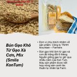 Combo 1 Túi Bánh Nổ Không Đường 200gr & 1 Túi Bún Mix 250gr - Smile Field Kontum