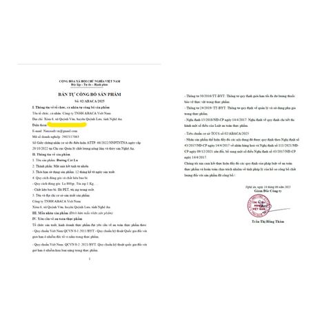 Túi Đường Cát Lu 1kg, Vitafoods Nghệ An