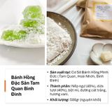 Combo Bánh Hồng Tam Quan 500gr (trắng) & Bánh Khoai Mì Nướng Tam Quan 400gr