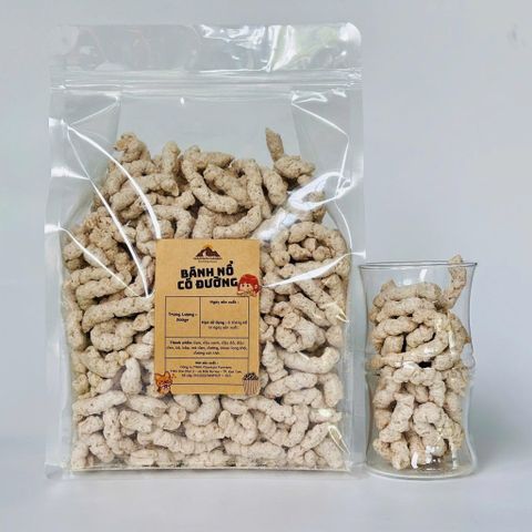 Combo 02 túi Bánh Nổ Ít Ngọt 200gr x 2,  Smile Farm KonTum