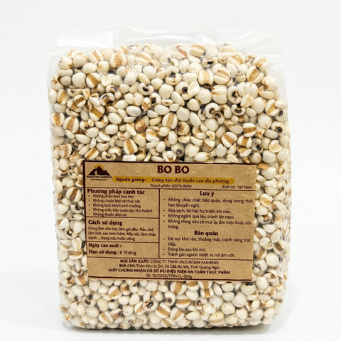 Smile Farm KonTum - Hạt Bo Bo (tên khác Hạt Ý Dĩ) 500gr, Trồng Tự Nhiên