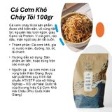 Cá Cơm Mờm Sữa Khô Sấy Cháy Tỏi 100gr