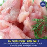 Combo 02 Túi Chả Cá Viên Chiên (500gr x 2), Thương hiệu Kitasea Quảng Ngãi