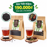 Combo 500gr Đậu Đen Xanh Lòng Rang Mộc & 500gr Đậu Đen Xanh Lòng mix  Cỏ Ngọt & Hà Thủ Ô Đỏ (Mộc Thanh Trà)