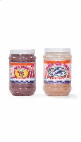 Combo 1 Mắm Thu Xay 500gr & 1 Mắm Ruốc 500gr, Đặc Sản Bình Định
