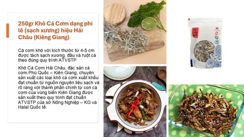 Combo 02 Túi Khô Cá  fillet (Phi Lê Sạch Xương) (250gr x 2) _ Thương Hiệu Khô Cá Cơm Hải Châu