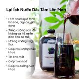 nước dâu tăm lên men smile farm 1l