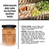 MẮM NHUM ĐẶC SẢN SA HUỲNH QUẢNG NGÃI 200GR- THƯƠNG HIỆU Sahu (HŨ THUỶ TINH)