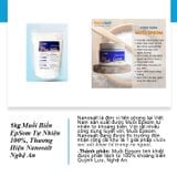 Combo 1 Hũ Muối Epsom 350gr & 1 Hũ Viên Ngậm Gừng 100gr (Thương hiệu Nanosalt Nghệ An)