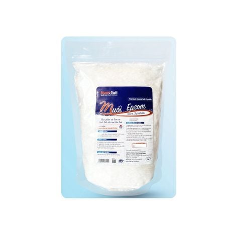 Muối Biển EpSom Tự Nhiên 1kg, Thương Hiệu Nanosalt Nghệ An