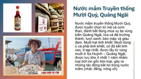 Combo 02 Chai Nước Mắm Cốt Thượng Hạng 100% Tự Nhiên (thời gian ủ 12-18 tháng), Mười Quý Quảng Ngãi (500ml x 2)
