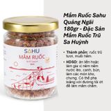 Combo 1 Hũ Mắm Ruốc 180gr & 1 Hũ Muối Ruốc 150gr - Thương Hiệu Sahu Quảng Ngãi