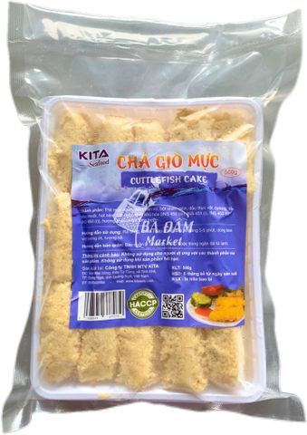 Combo 02 kg Chả Giò Mực, KitaSea Quảng Ngãi (500gr x 4)
