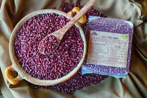 Hạt Xích Tiểu Đậu 500gr, Canh Tác Tự Nhiên - Smile Field Kontum