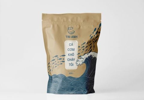 Cá Cơm Mờm Sữa Khô Sấy Cháy Tỏi 100gr