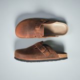 Boston Sandal Nâu Sáp