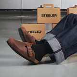 Boston Sandal Nâu Sáp