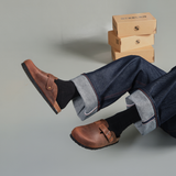 Boston Sandal Nâu Sáp