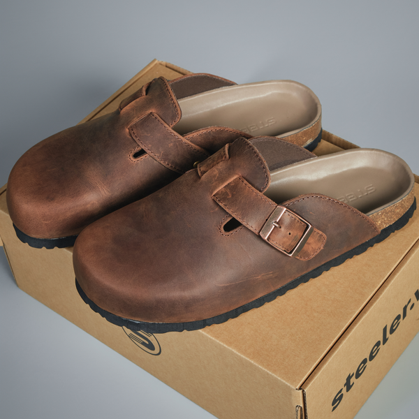 Boston Sandal Nâu Sáp