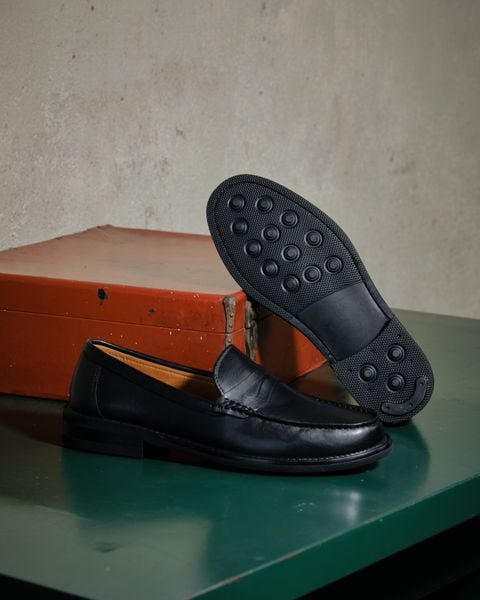 Loafer Penny Alain Da Bê Đen - Phylon