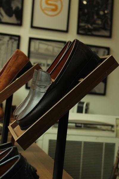 Loafer Penny Alain Da Bê Đen - Phylon